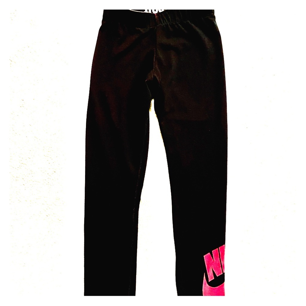 Nike Full Length XS Leggings Black/Pink